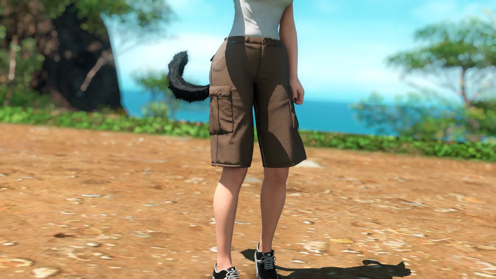 Canvas Cargo Shorts