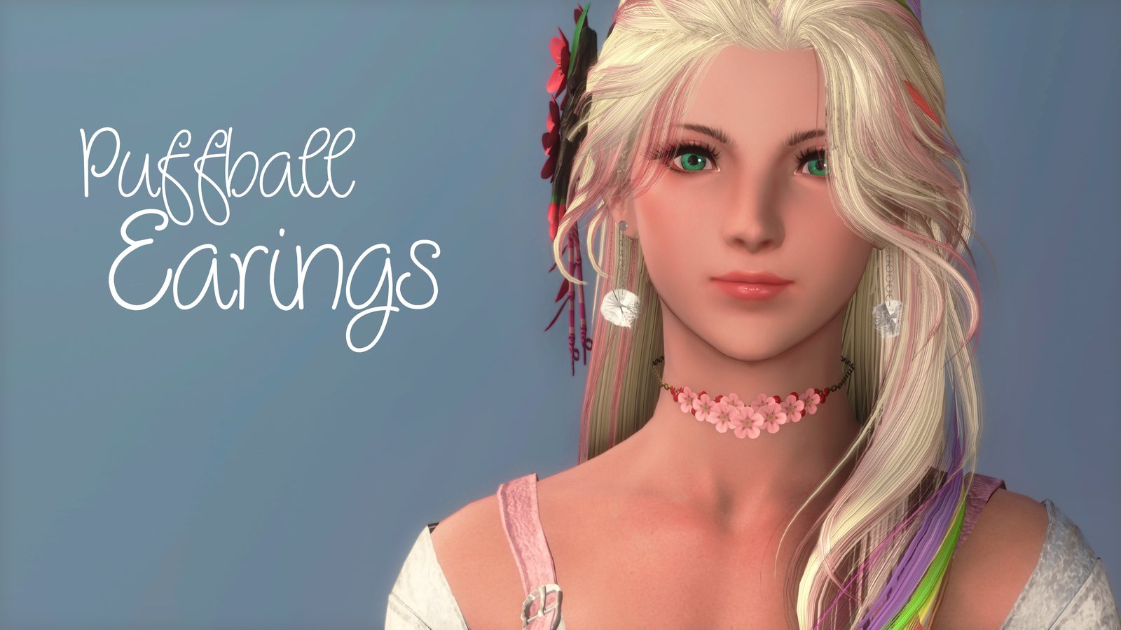 Puffball Earrings